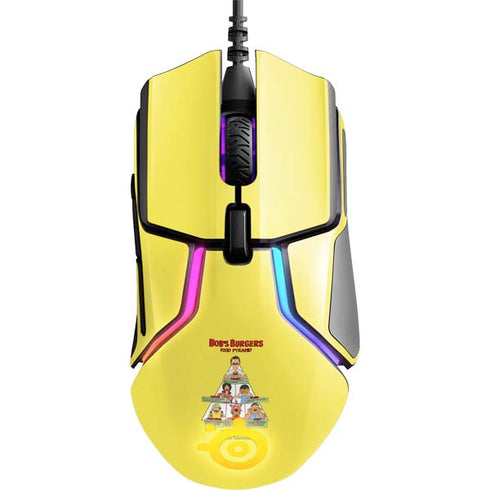 Bobs Burgers Food Pyramid SteelSeries Rival 600 Gaming Mouse Skin