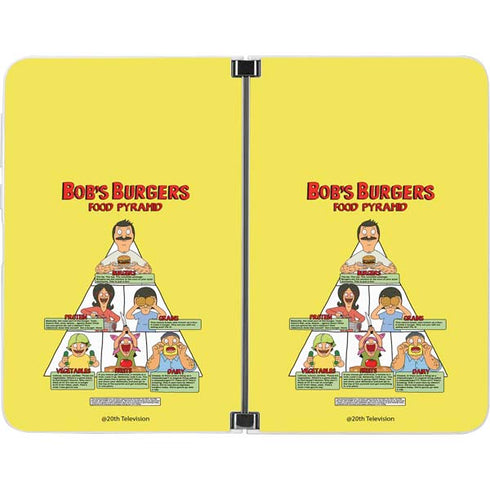 Bobs Burgers Food Pyramid Surface Duo Skin