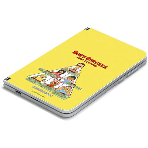 Bobs Burgers Food Pyramid Surface Duo Skin