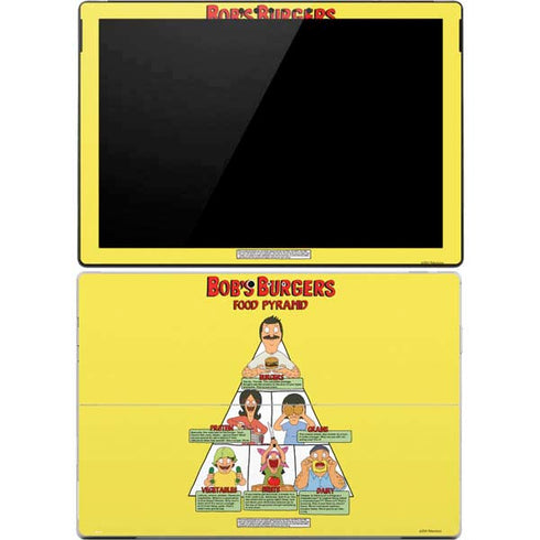 Bobs Burgers Food Pyramid Surface Pro 4 Skin