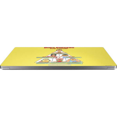 Bobs Burgers Food Pyramid Universal Laptop 11in (8.8 x 6.2in) Skin
