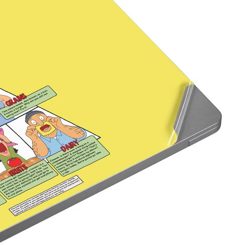 Bobs Burgers Food Pyramid Universal Laptop 13in (10.6 x 7.6in) Skin