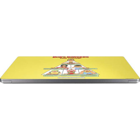 Bobs Burgers Food Pyramid Universal Laptop 15in (12.2 x 8.8in) Skin