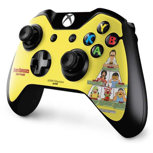 Bobs Burgers Food Pyramid Xbox One Controller Skin