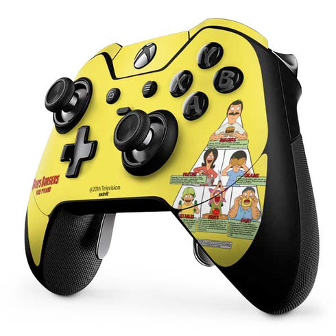 Bobs Burgers Food Pyramid Xbox One Elite Controller Skin