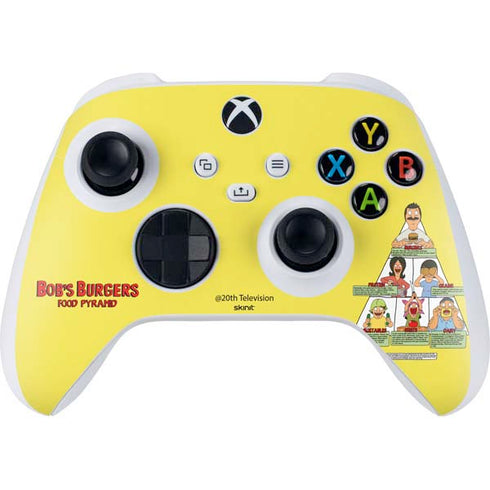 Bobs Burgers Food Pyramid Xbox Series S Controller Skin