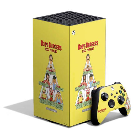 Bobs Burgers Food Pyramid XBox Series X Digital Edition Bundle Skin