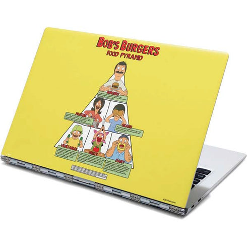 Bobs Burgers Food Pyramid Yoga 910 2-in-1 14in Touch-Screen Skin