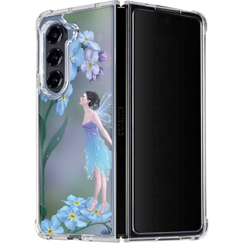 Forget Me Not by Rachel Anderson Galaxy Z Fold5 5G Clear Case
