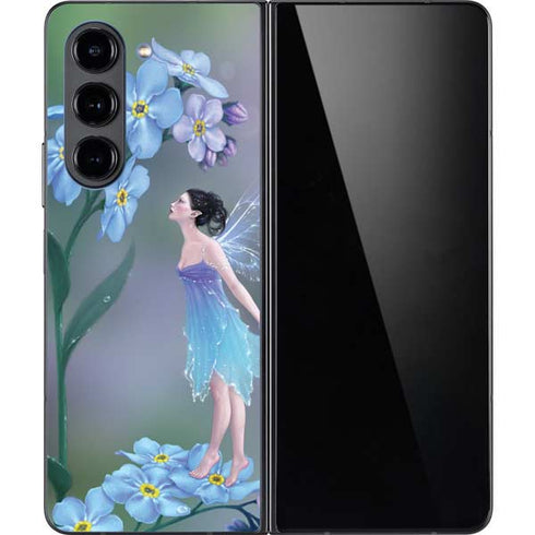 Forget Me Not by Rachel Anderson Galaxy Z Fold5 5G Skin