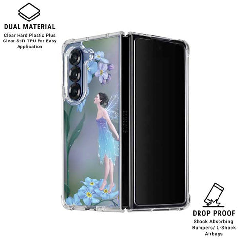 Forget Me Not by Rachel Anderson Galaxy Z Fold6 Clear Case
