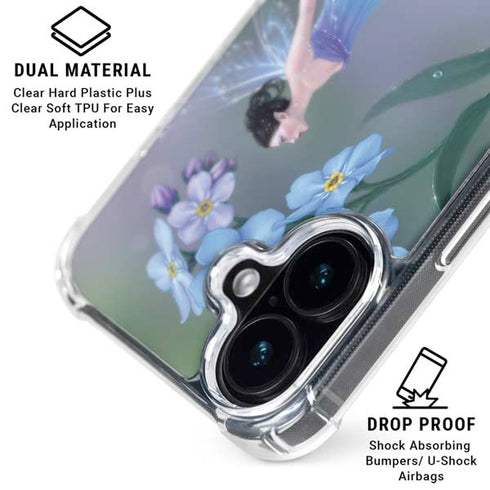 Forget Me Not by Rachel Anderson iPhone 16 Clear Case