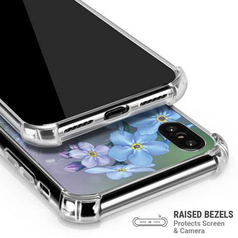 Forget Me Not by Rachel Anderson iPhone X/XS Clear Case