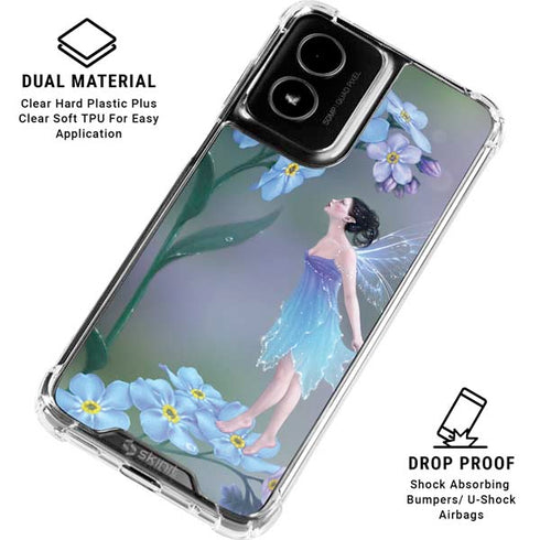 Forget Me Not by Rachel Anderson Moto G Power 5G (2024) Clear Case