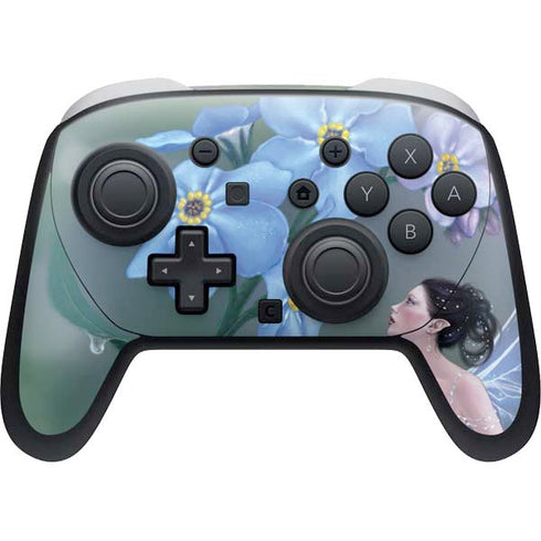 Forget Me Not by Rachel Anderson Nintendo Switch 2 (2025) Pro Controller Skin