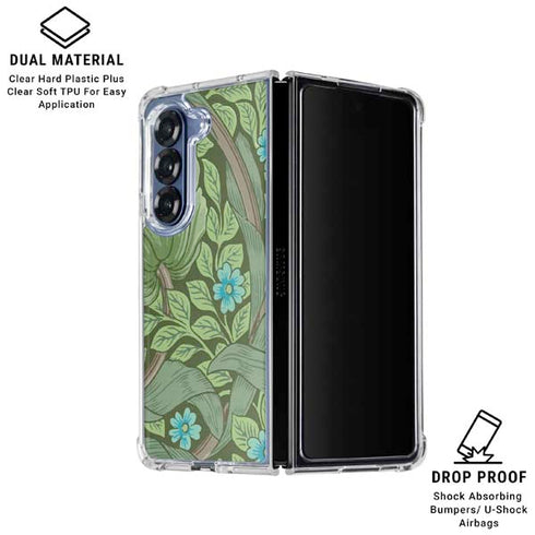 Forget-Me-Nots by William Morris Galaxy Z Fold6 Clear Case