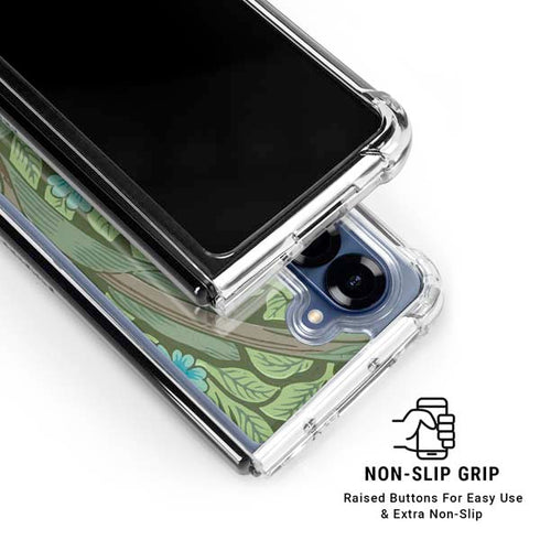 Forget-Me-Nots by William Morris Galaxy Z Fold6 Clear Case