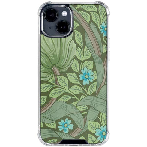 Forget-Me-Nots by William Morris iPhone 15 Clear Case