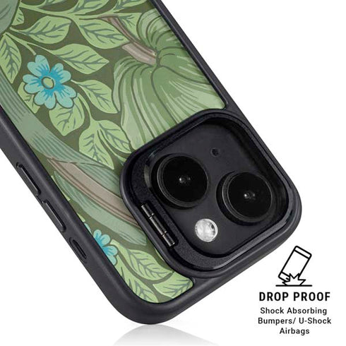 Forget-Me-Nots by William Morris iPhone 15 Plus Kickstand Case