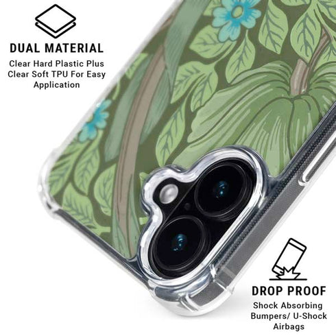 Forget-Me-Nots by William Morris iPhone 16 Clear Case