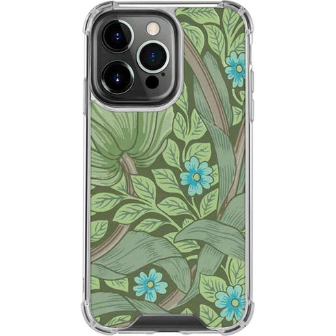 Forget-Me-Nots by William Morris iPhone 16 Pro Max Clear Case