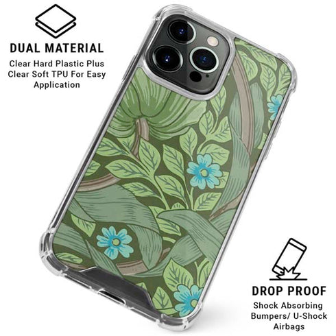 Forget-Me-Nots by William Morris iPhone 16 Pro Max Clear Case