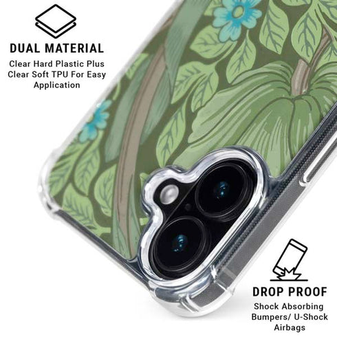 Forget-Me-Nots by William Morris iPhone 17 Clear Case