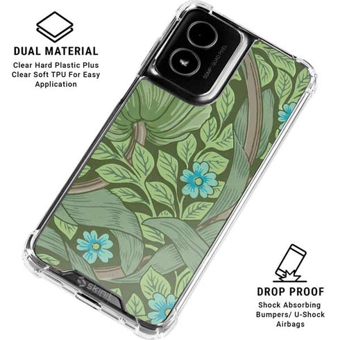 Forget-Me-Nots by William Morris Moto G Power 5G (2024) Clear Case