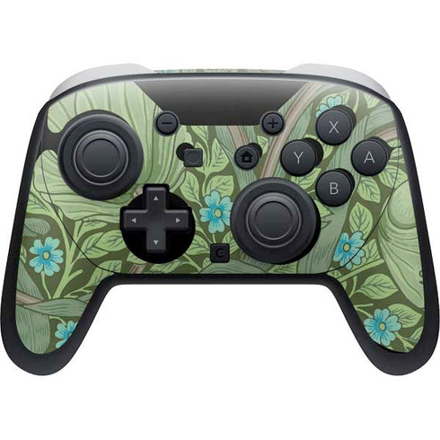 Forget-Me-Nots by William Morris Nintendo Switch 2 (2025) Pro Controller Skin