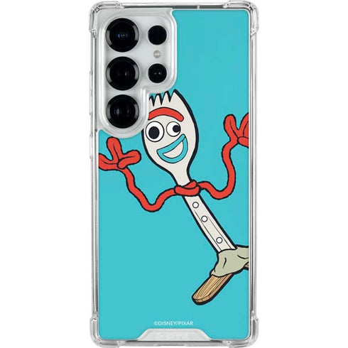Disney Toy Story Forky Galaxy S26 Ultra Clear Case