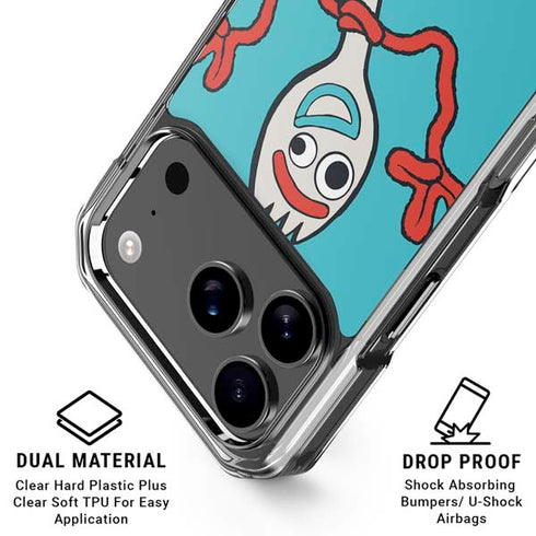 Disney Toy Story Forky iPhone 18 Pro Clear Case