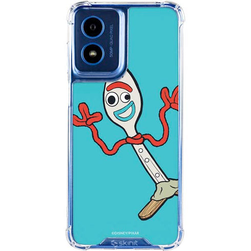 Disney Toy Story Forky Moto G 5G (2024) Clear Case