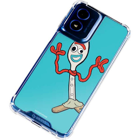 Disney Toy Story Forky Moto G 5G (2024) Clear Case