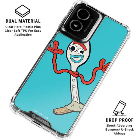 Disney Toy Story Forky Moto G Power 5G (2024) Clear Case