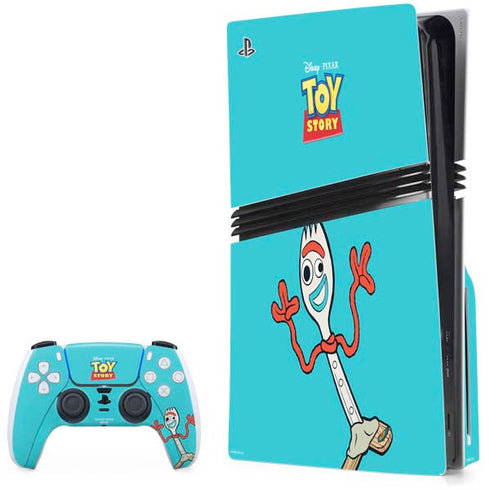 Disney Toy Story Forky PS5 Pro Disk Bundle Skin