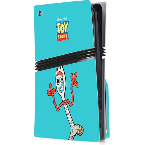 Disney Toy Story Forky PS5 Pro Disk Console Skin
