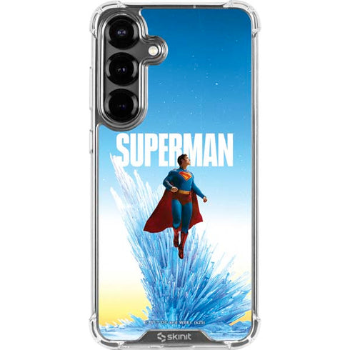 Superman 2025 Fortress of Solitude Classic Rise Galaxy S26 Clear Case