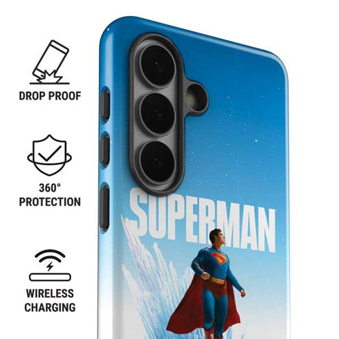 Superman 2025 Fortress of Solitude Classic Rise Galaxy S26 Plus Impact Case