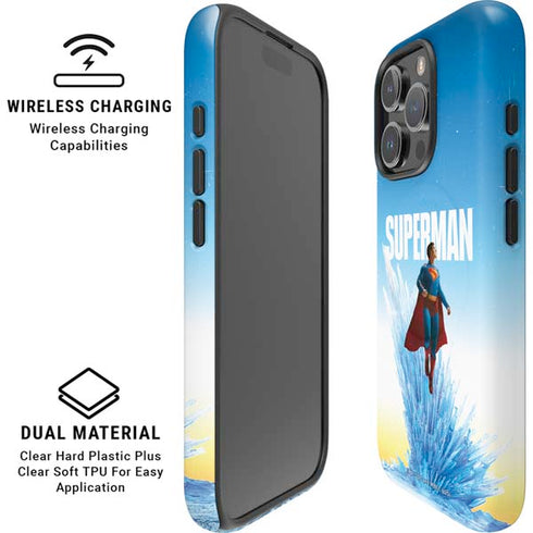 Superman 2025 Fortress of Solitude Classic Rise iPhone 16 Pro Magsafe Impact Case