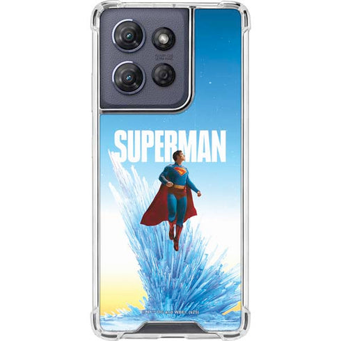 Superman 2025 Fortress of Solitude Classic Rise Moto G Play 5G (2025) Clear Case