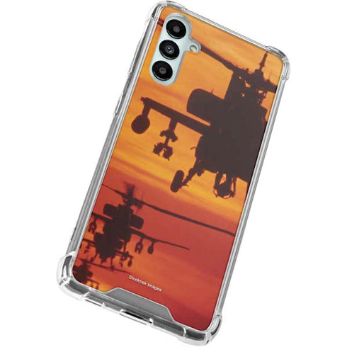 Four AH-64 Apache Helicopters Gabb Phone 4 Clear Case