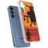 Four AH-64 Apache Helicopters Galaxy A55 5G Clear Case