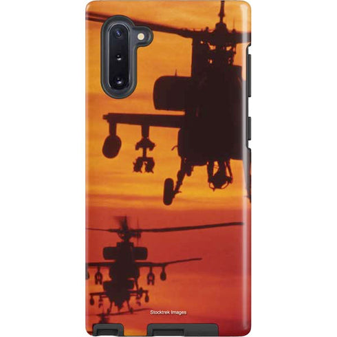 Four AH-64 Apache Helicopters Galaxy Cases