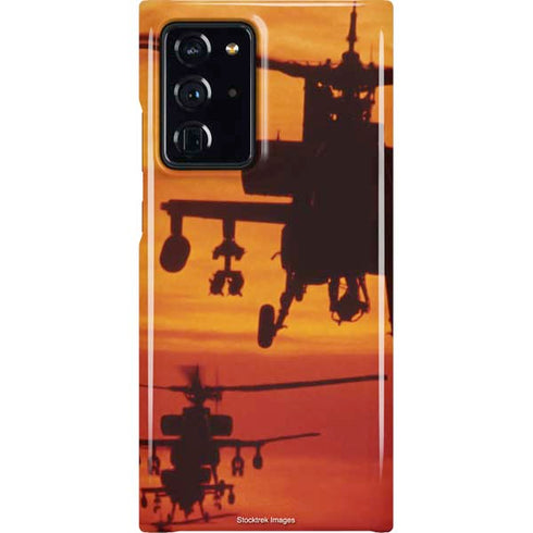 Four AH-64 Apache Helicopters Galaxy Cases