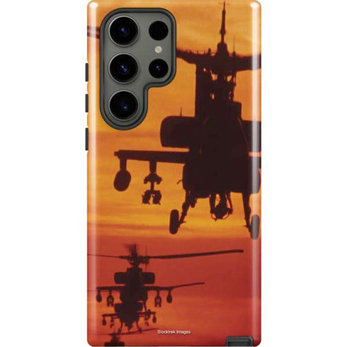 Four AH-64 Apache Helicopters Galaxy S23 Ultra Pro Case