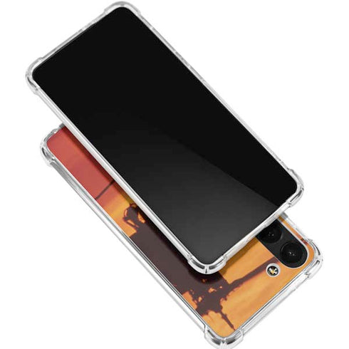 Four AH-64 Apache Helicopters Galaxy S24 FE Clear Case