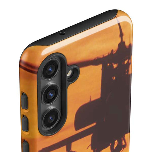 Four AH-64 Apache Helicopters Galaxy S25 Plus Impact Case