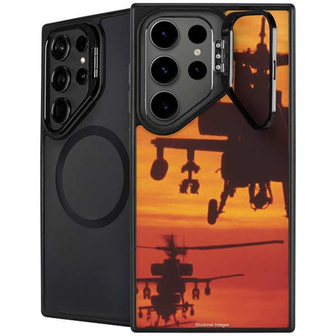 Four AH-64 Apache Helicopters Galaxy S24 Ultra Kickstand Case
