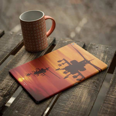 Four AH-64 Apache Helicopters iPad Skins