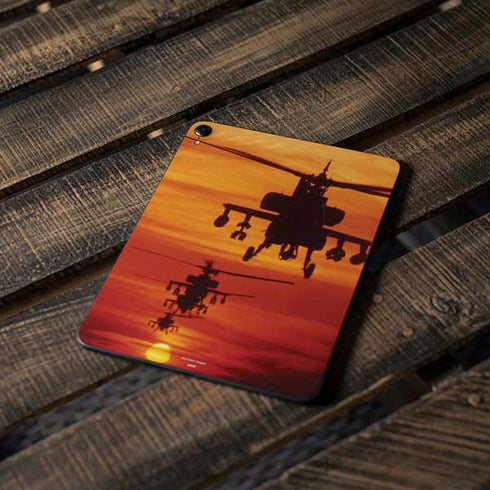 Four AH-64 Apache Helicopters Apple iPad Pro Skin
